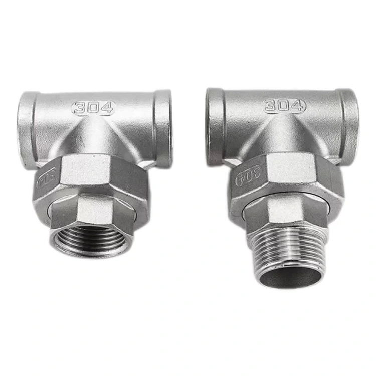 암나사 유니온 티